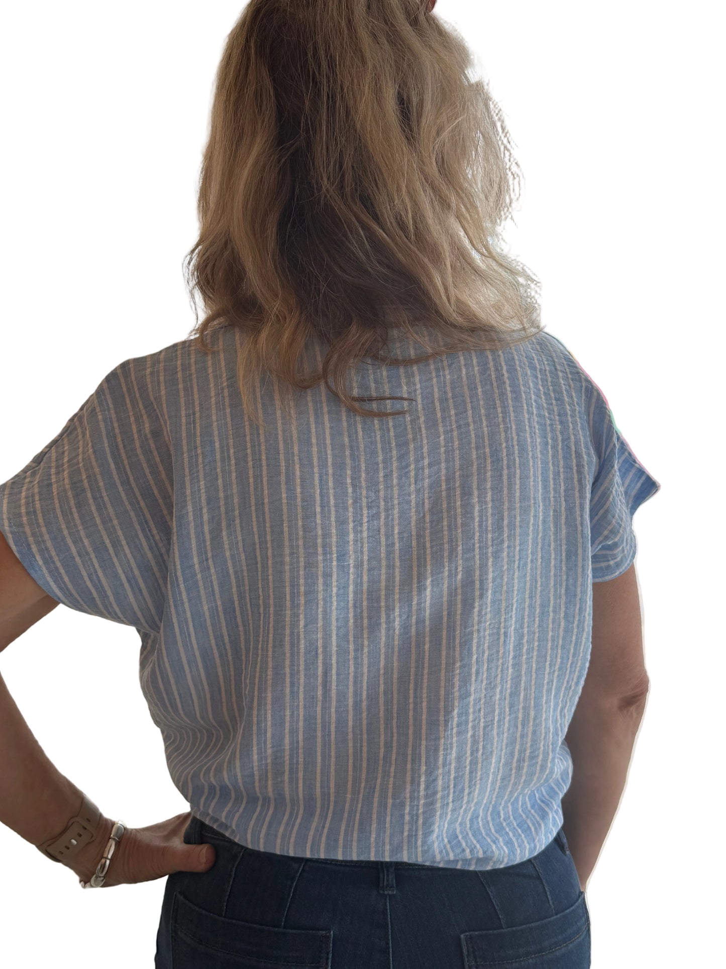 3-SS2632-7 Cropped Cotton Top