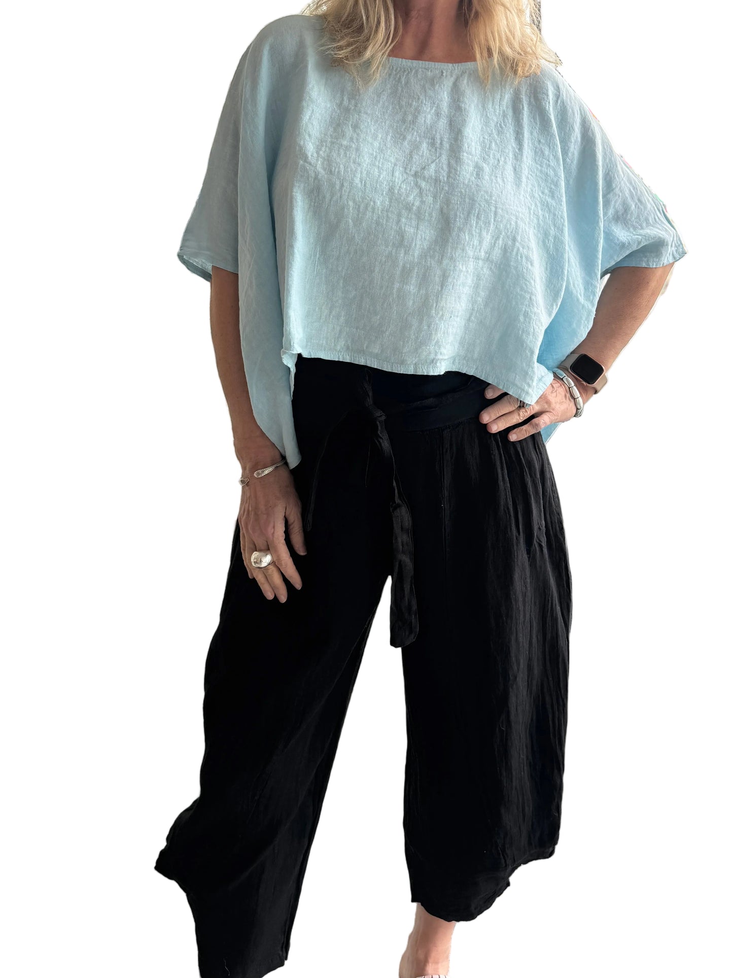 4-SS26122-9 Linen Pant