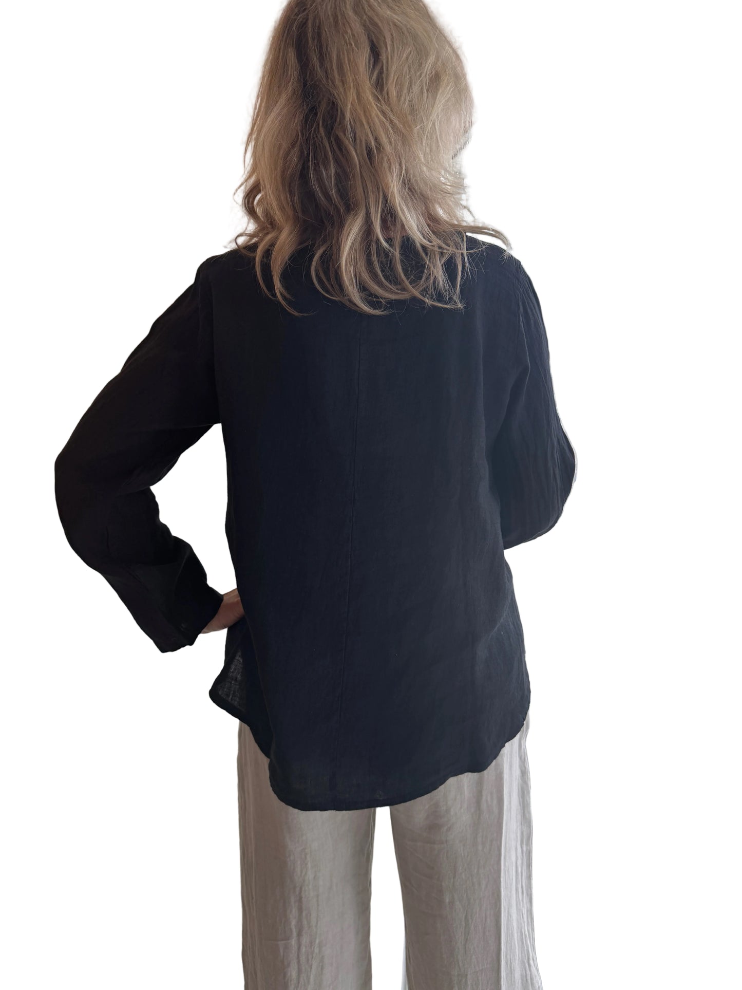 4-SS26238-9 Linen Top