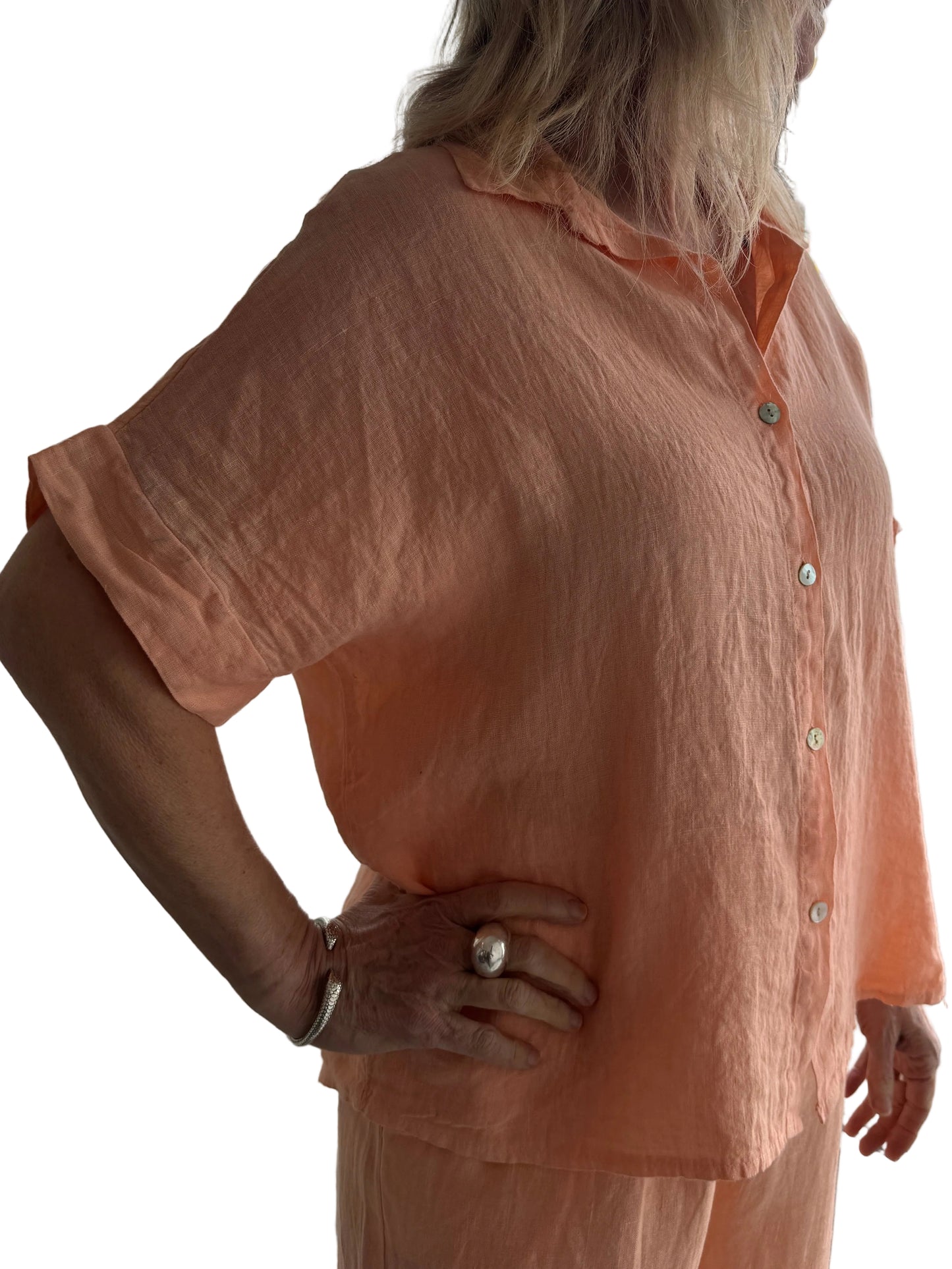 4-SS26200-9  Linen Top