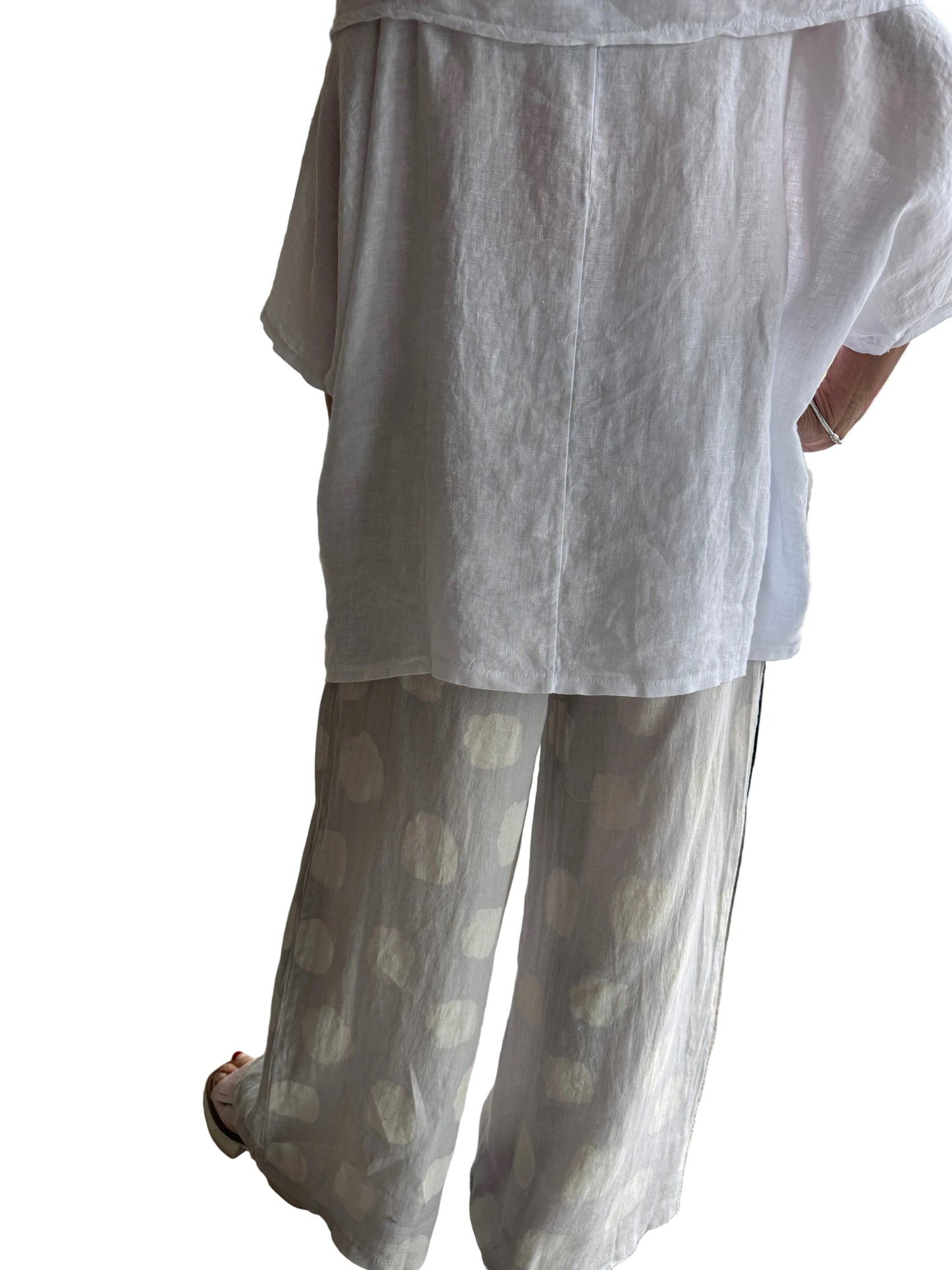 5-SS26187-4 100% Linen Pant