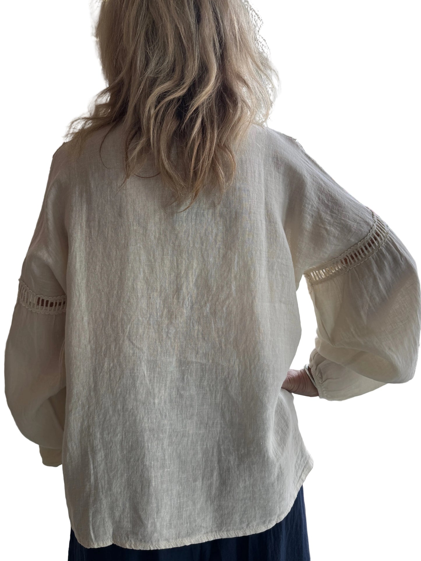5-SS26226-4 Linen Top