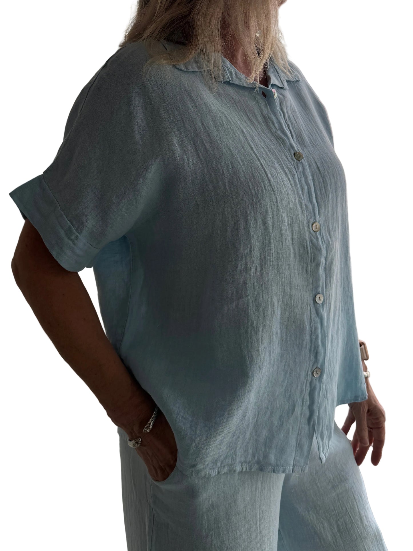 4-SS26200-9  Linen Top