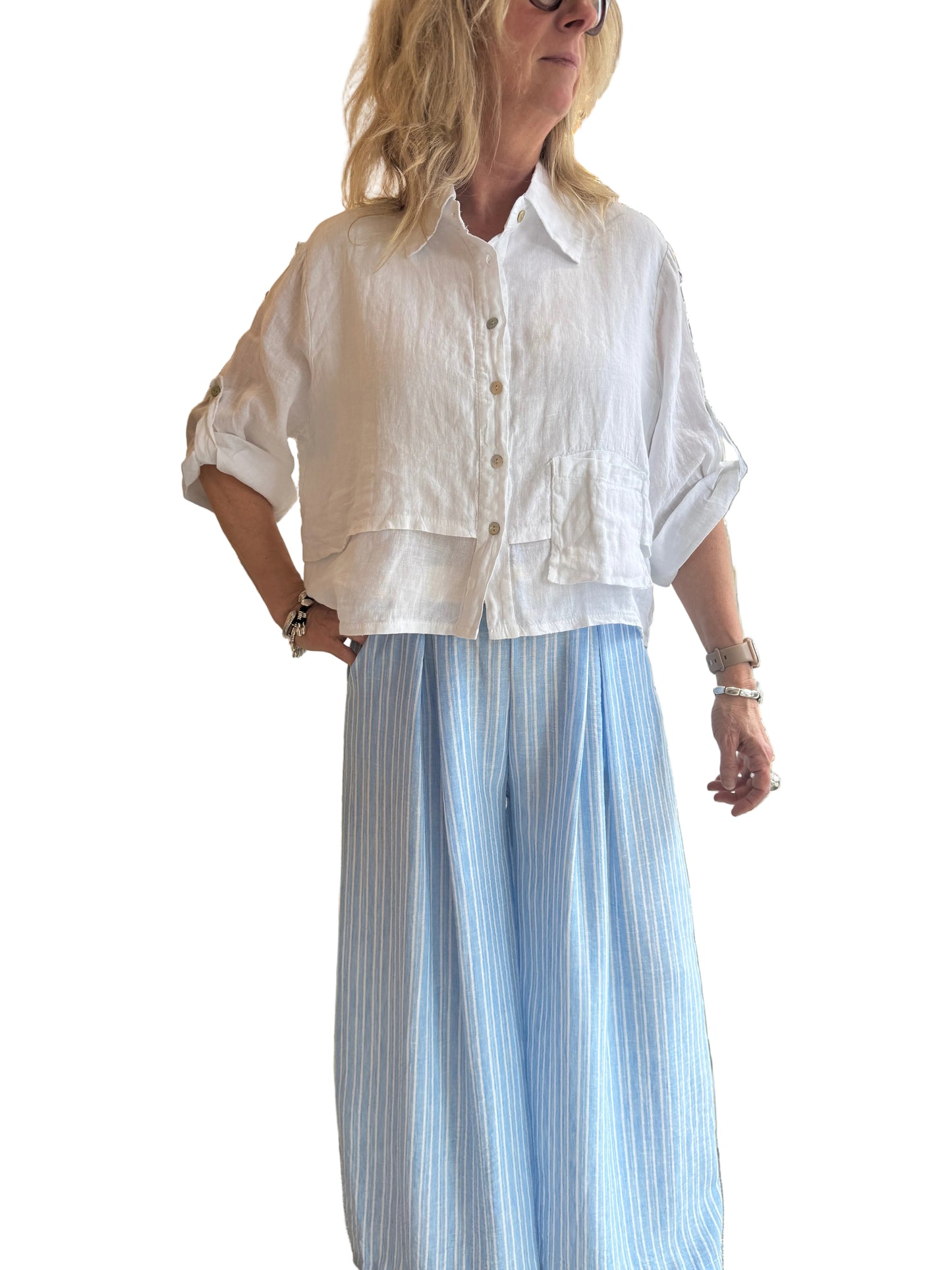 4-SS2602-9 Linen Top