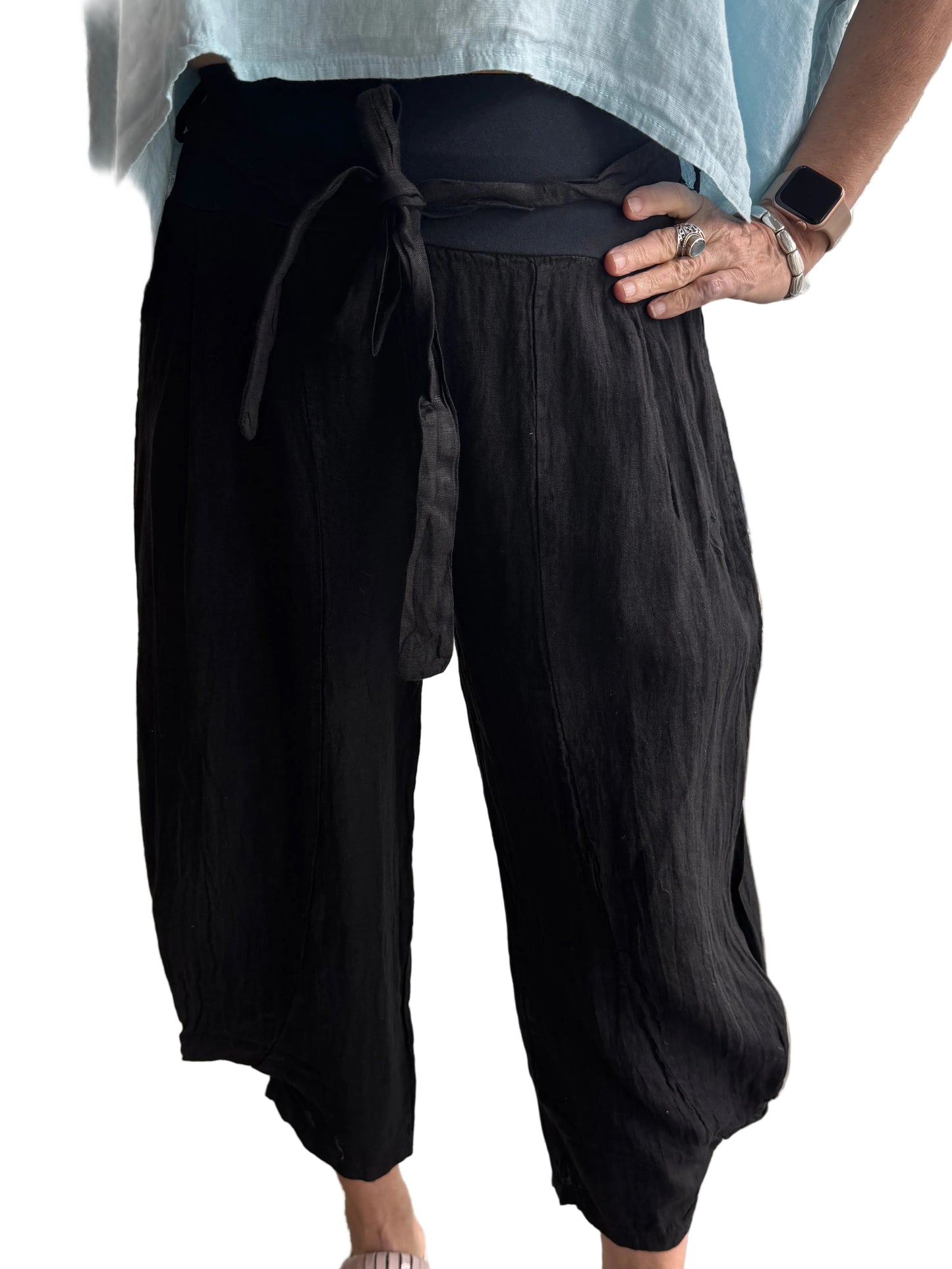 4-SS26122-9 Linen Pant