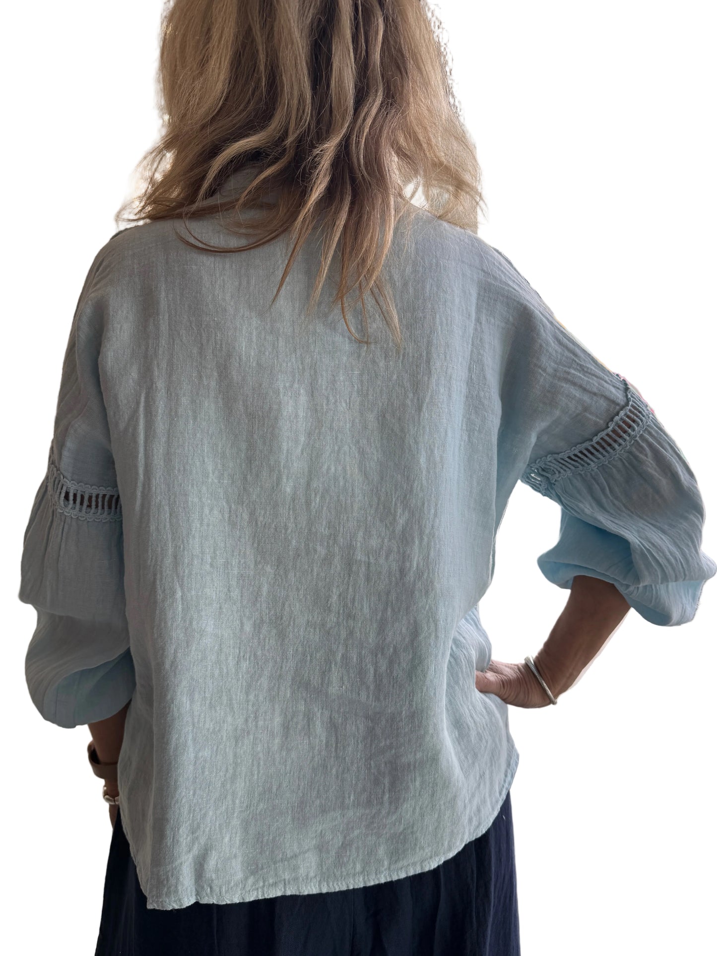5-SS26226-4 Linen Top
