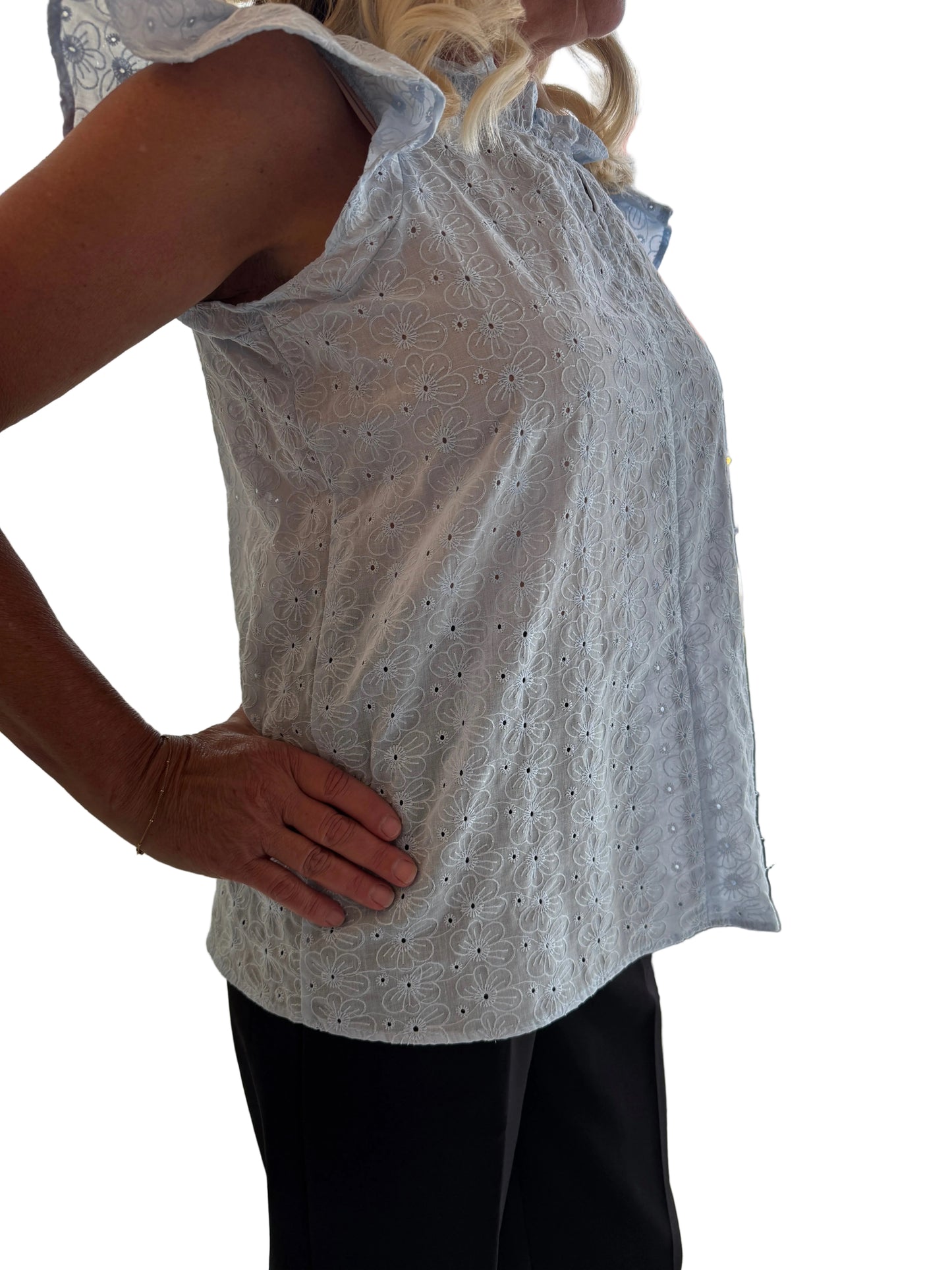 88375282 Top Butterfly Sleeve