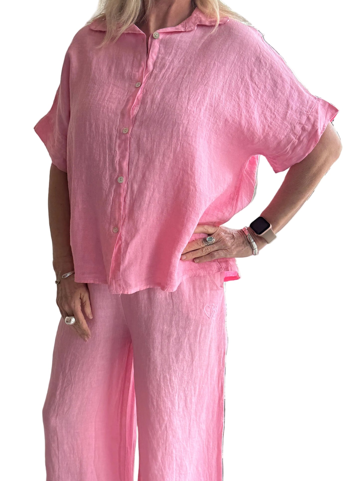 4-SS26200-9  Linen Top