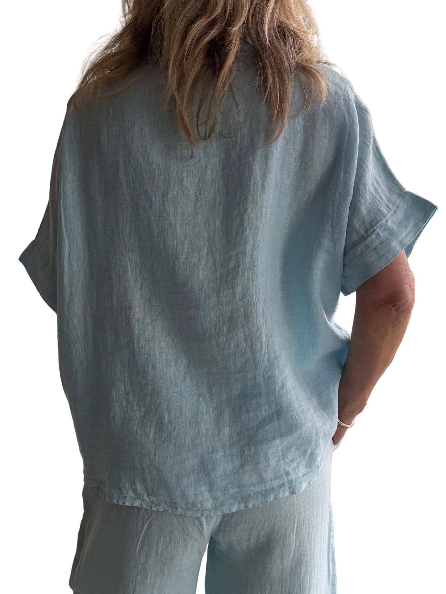 4-SS26200-9  Linen Top