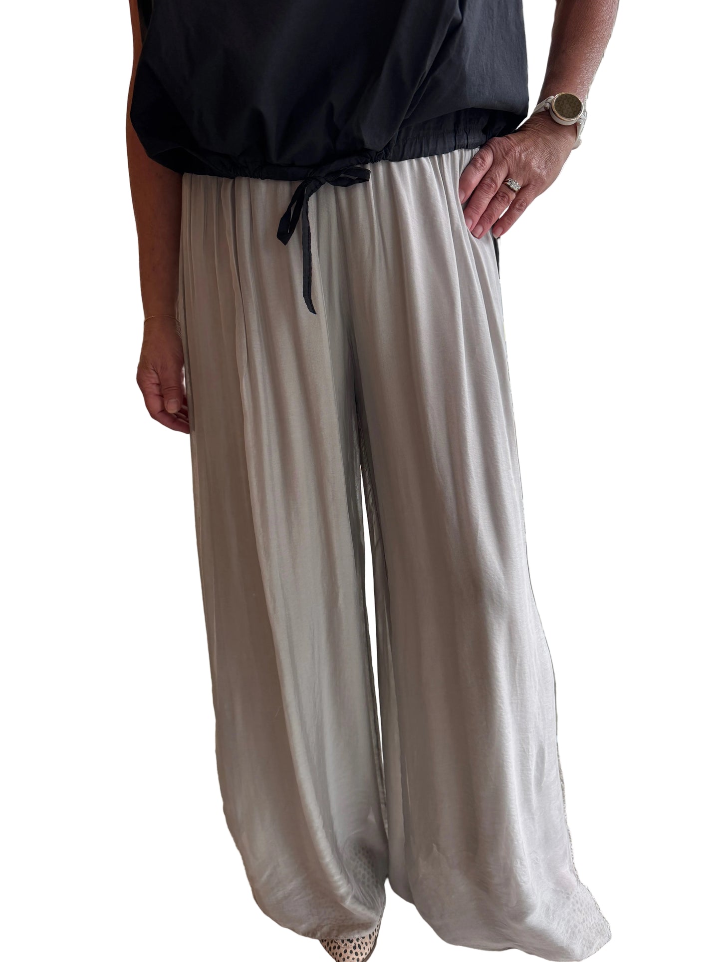4-SS26177-4 Silk Pant