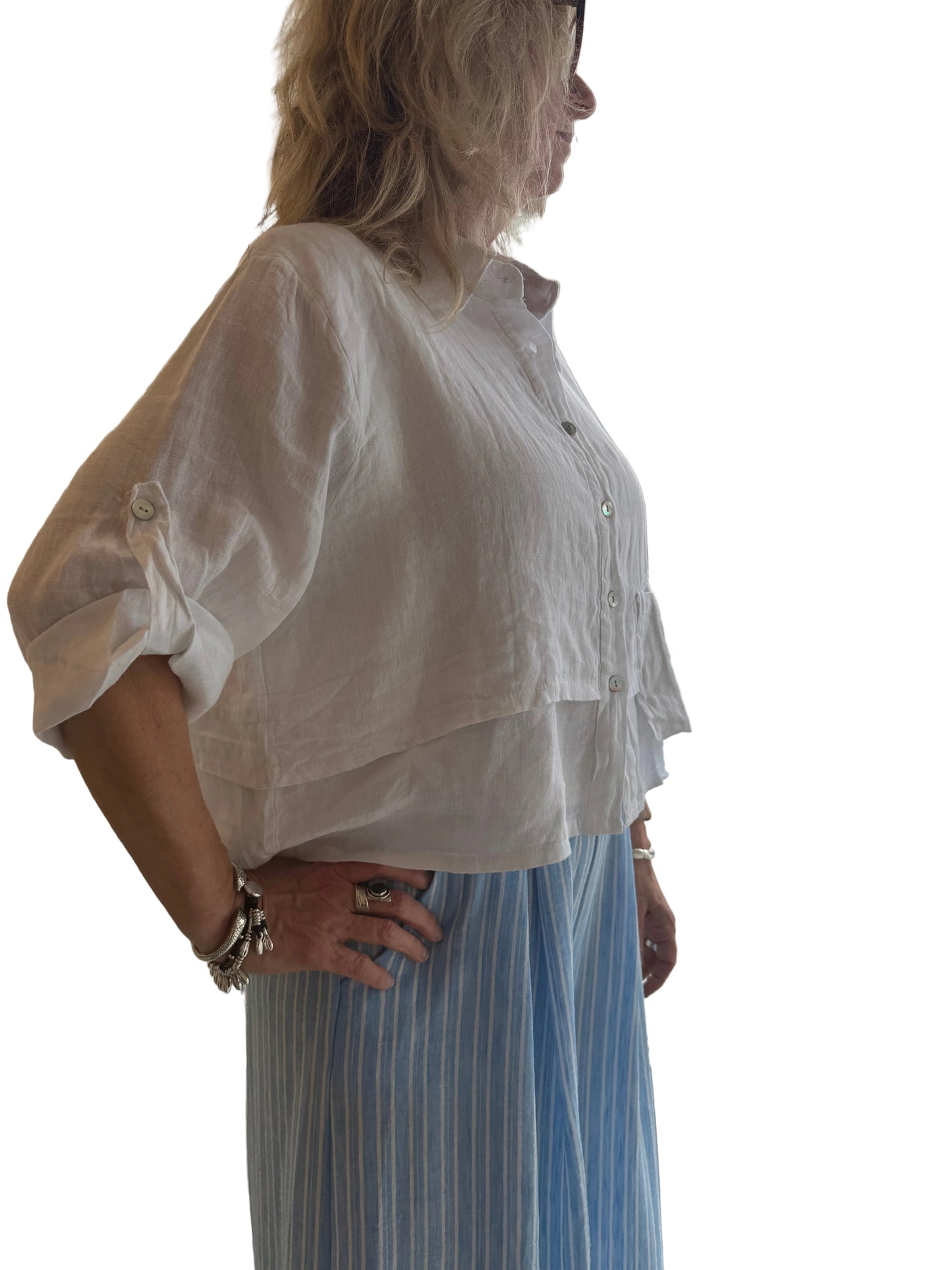 4-SS2602-9 Linen Top