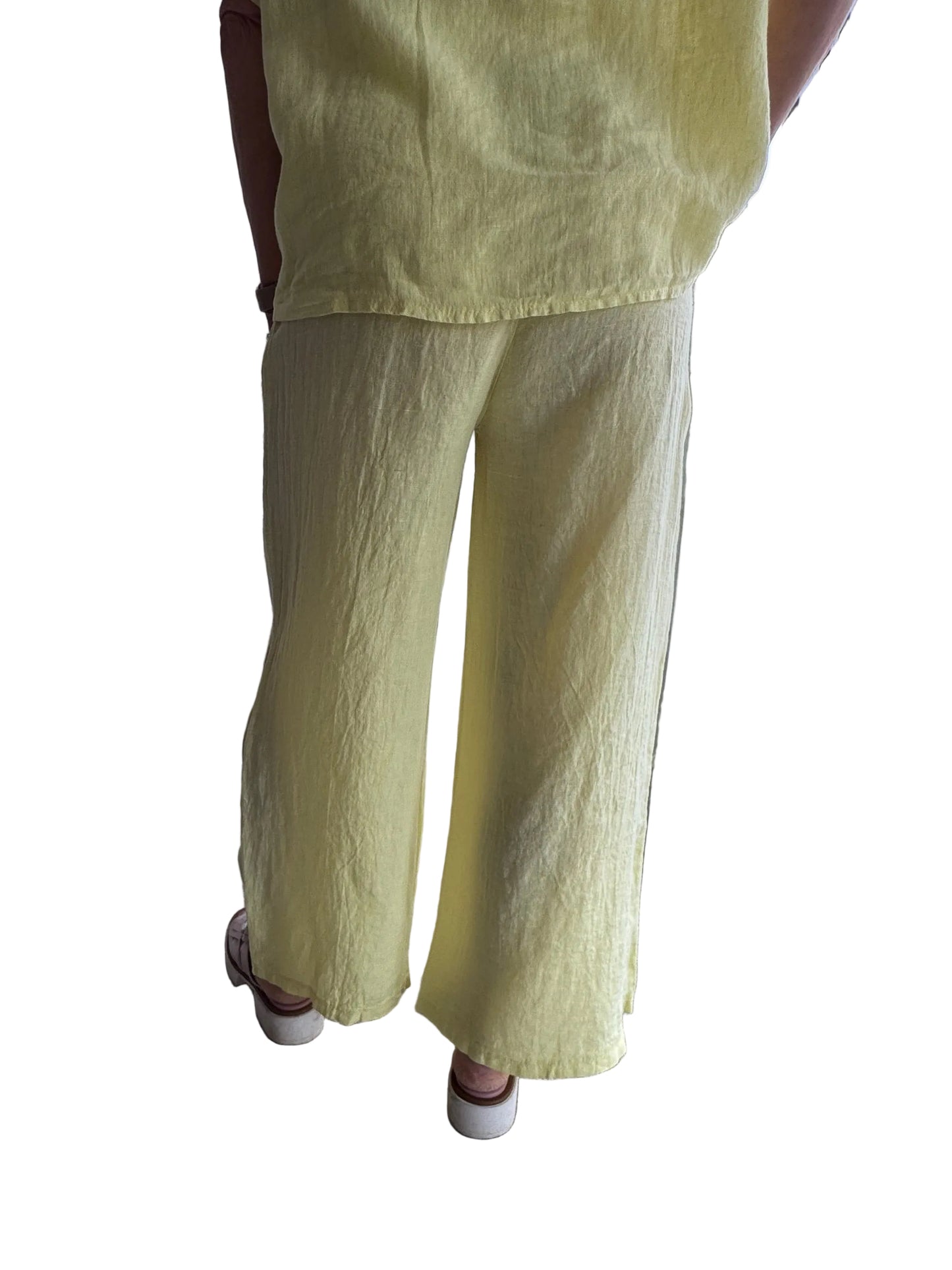 4-SS26217-9 100% Linen Pant