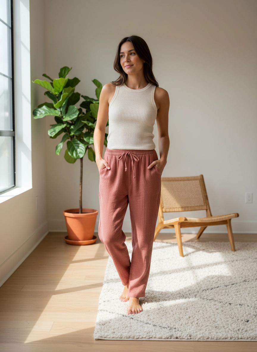 31345088 100% Cotton Pant