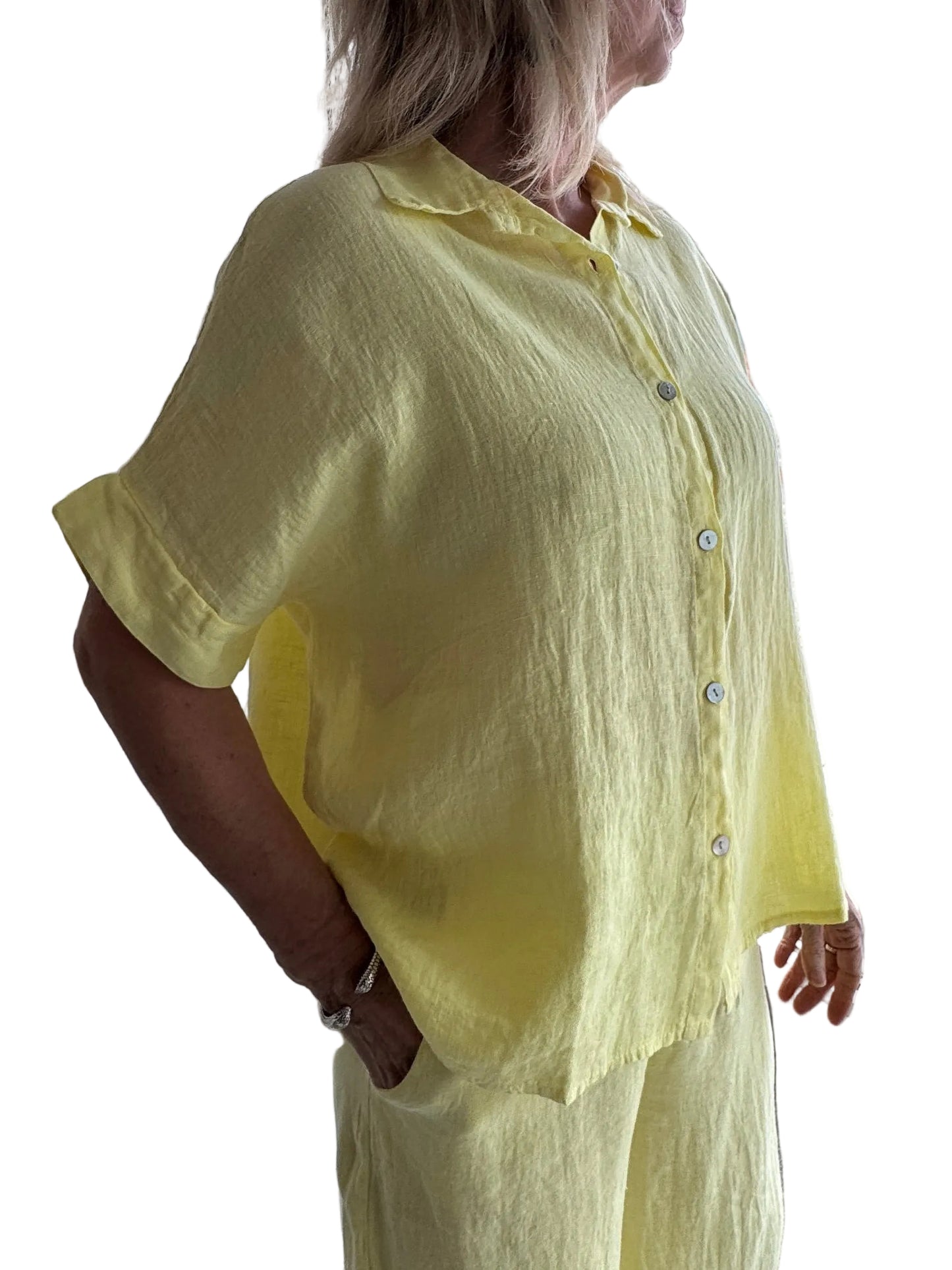 4-SS26200-9  Linen Top