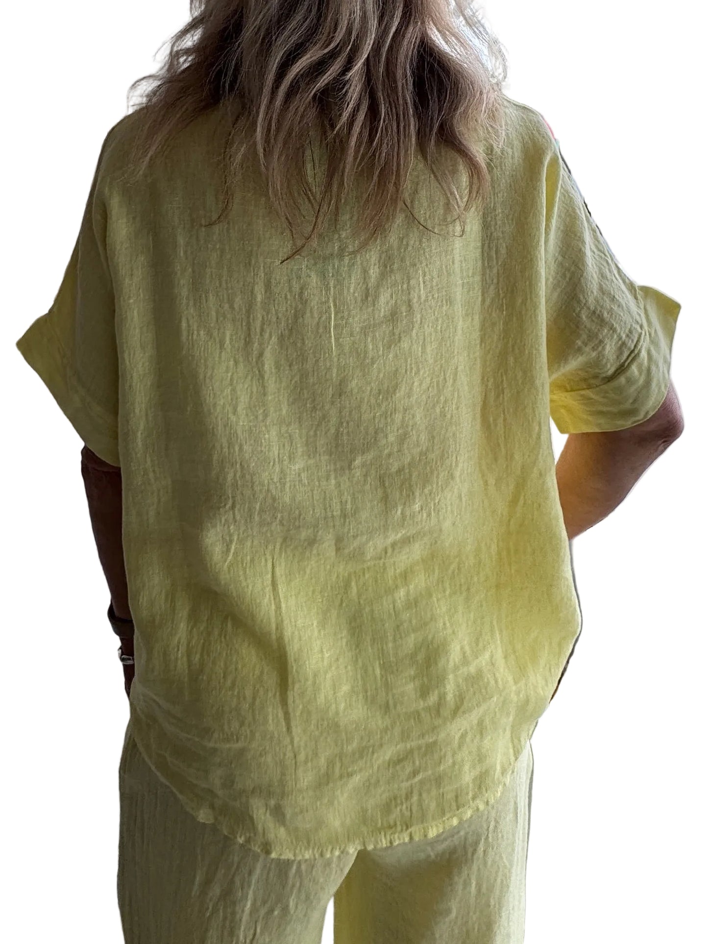 4-SS26200-9  Linen Top