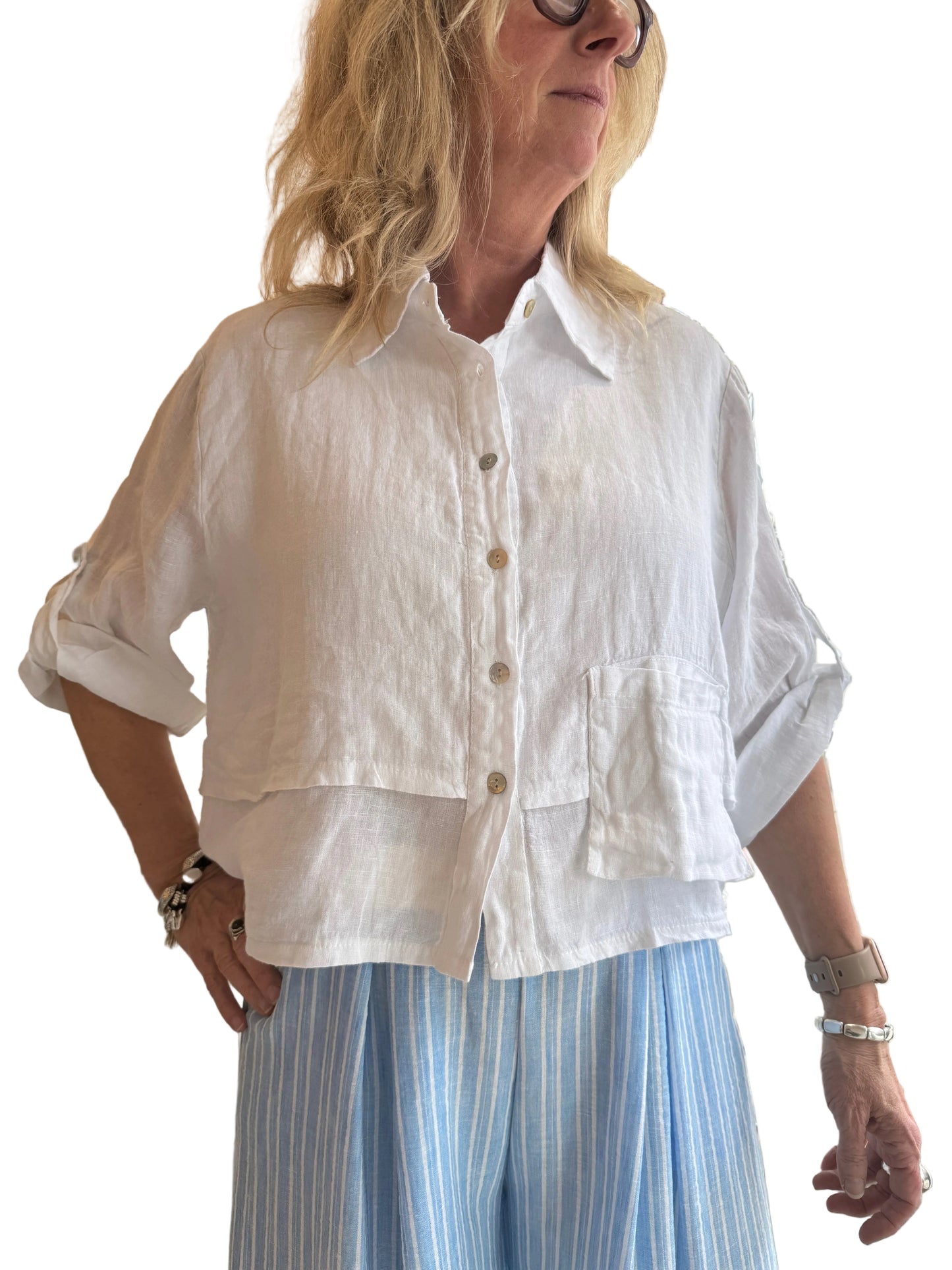 4-SS2602-9 Linen Top