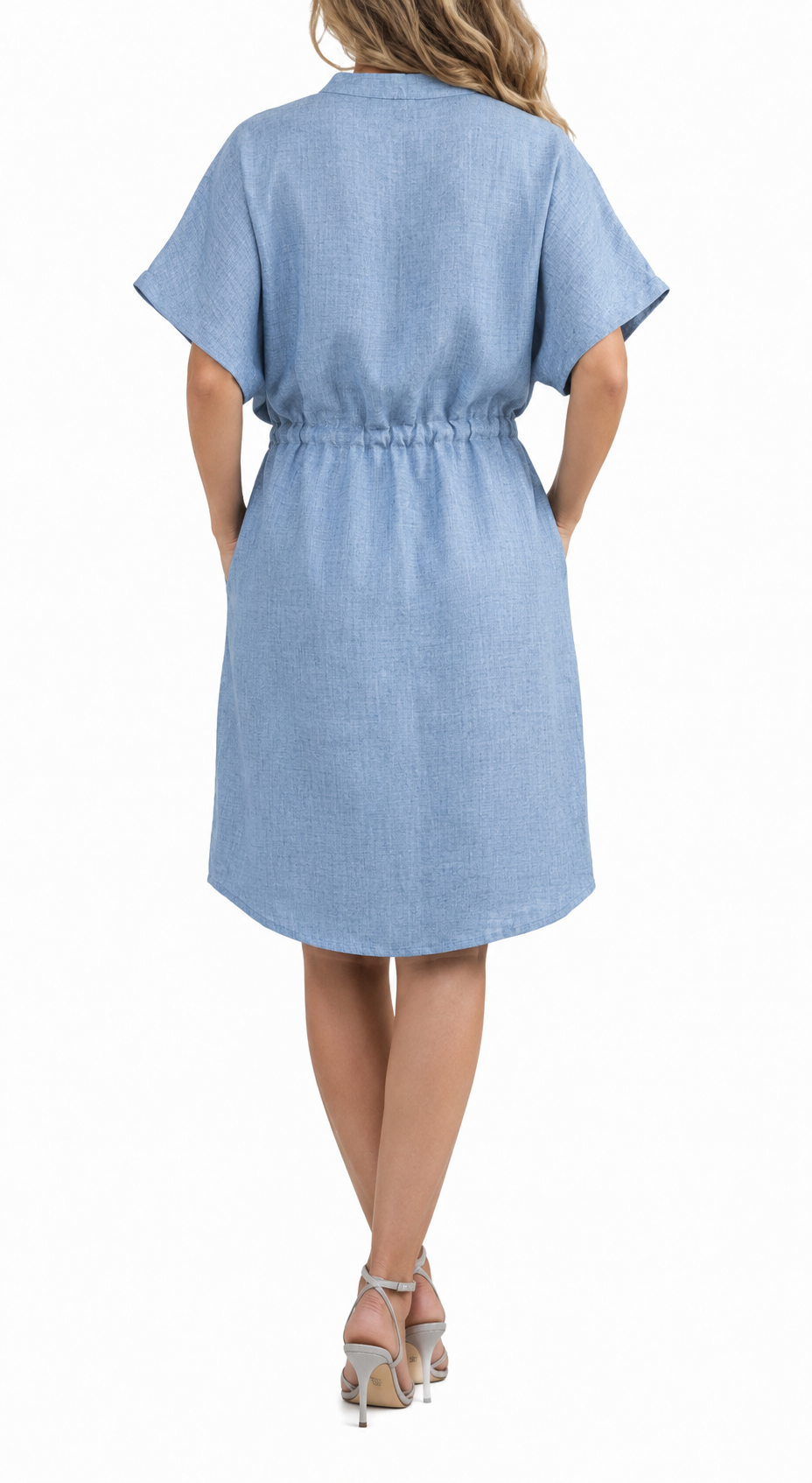 C6484 100% Linen Dress